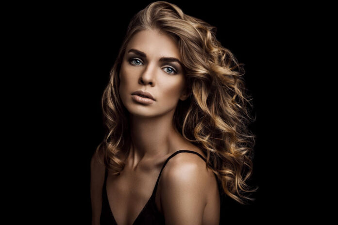 woman with lovely hair