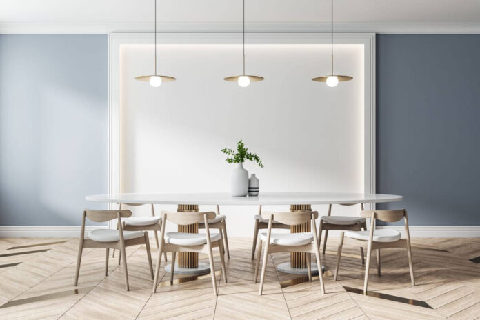 modern interior design dining table