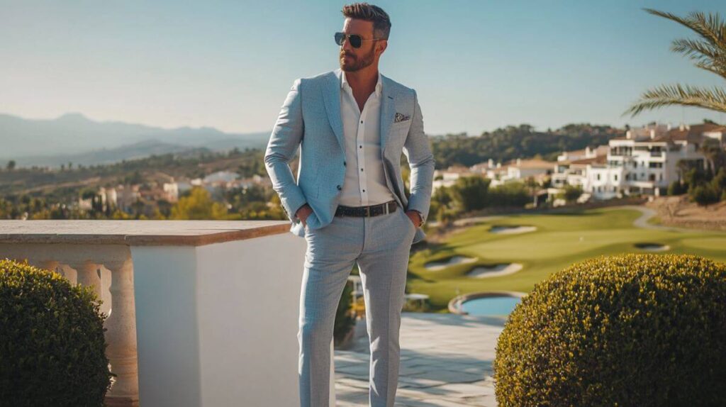 Fashion Tips for Your Golf Holiday in Spain: Stay Stylish on the Fairway 6 well dressed man at golf club