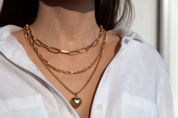 woman wearing jewellery